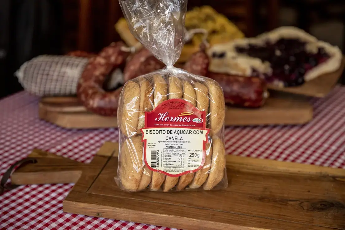Biscoito de Açúcar com Canela da Agroindústria Hermes
